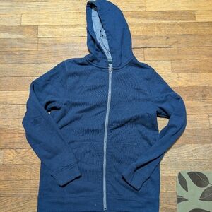 Tek Gear Sweatshirt Jacket Dark Blue Size Large